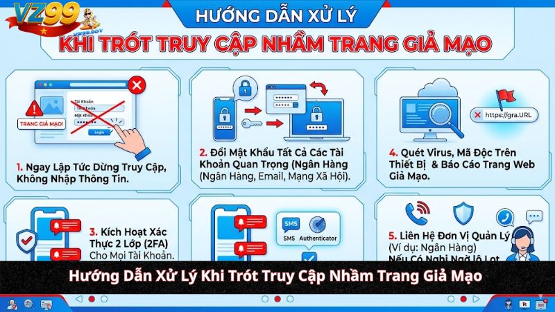 Hướng Dẫn Xử Lý Khi Trót Truy Cập Nhầm Trang Giả Mạo