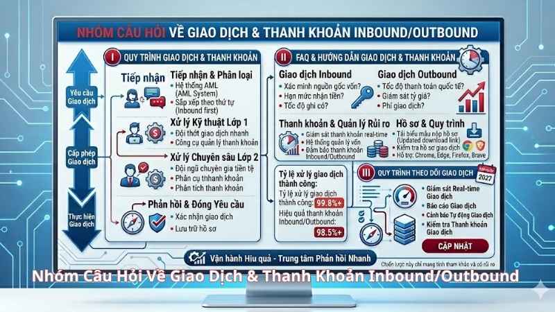 Nhóm Câu Hỏi Về Giao Dịch & Thanh Khoản Inbound/Outbound